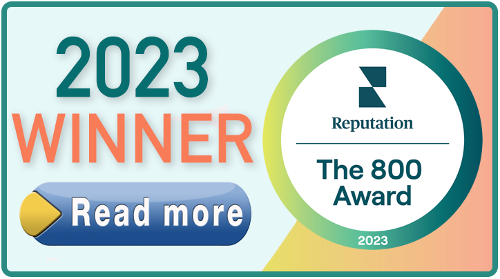 Reputation 800 Award, 2022